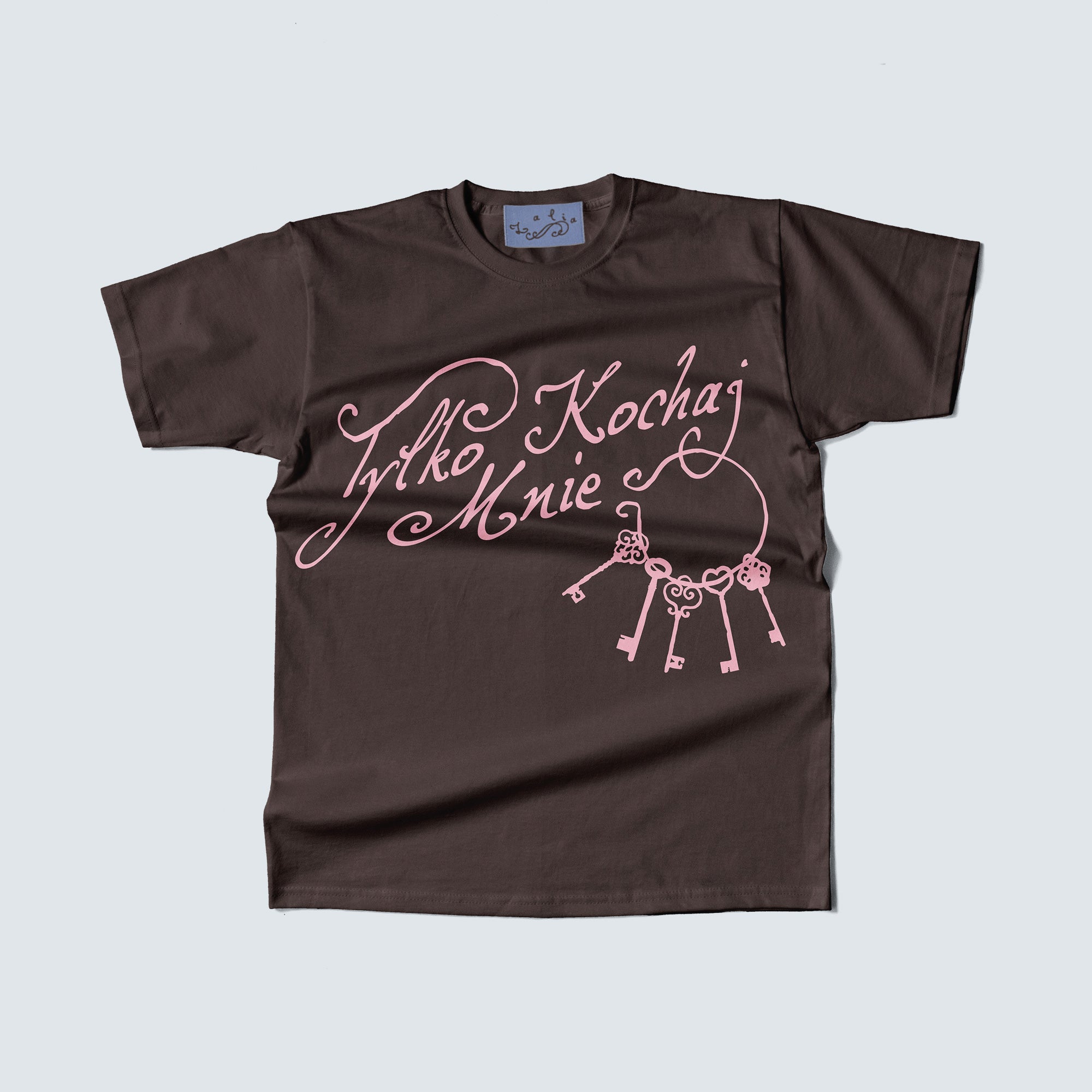 T-SHIRT TYLKO KOCHAJ MNIE KOLOR