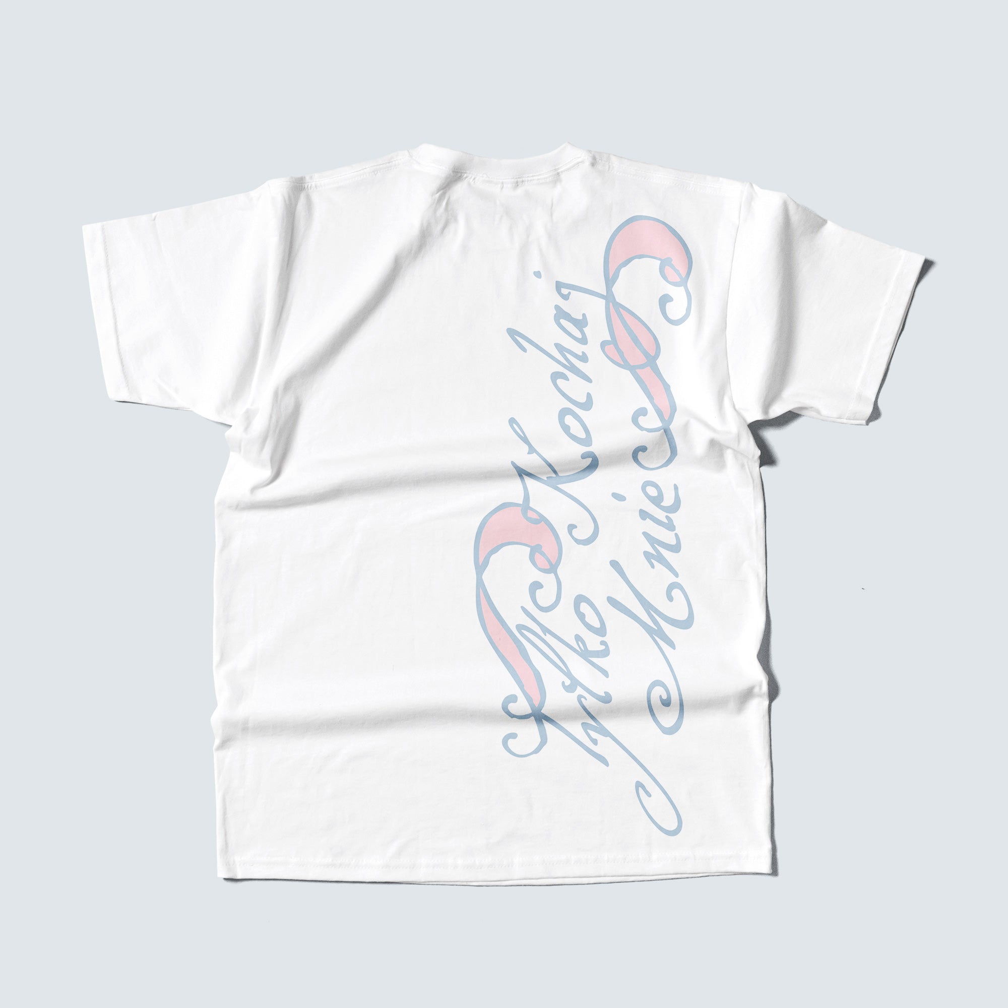 T-SHIRT TYLKO KOCHAJ MNIE BIAŁY