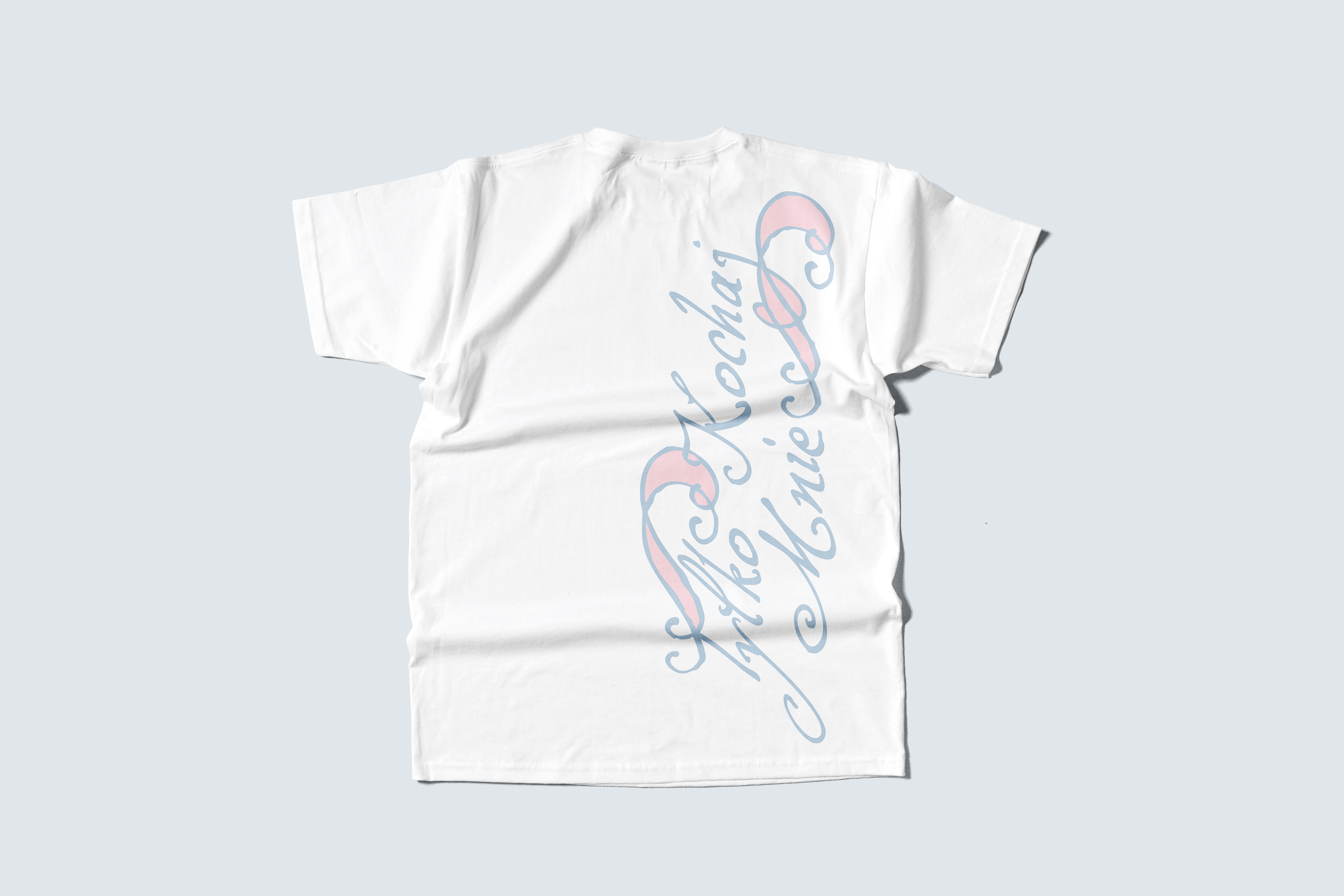T-SHIRT TYLKO KOCHAJ MNIE BIAŁY