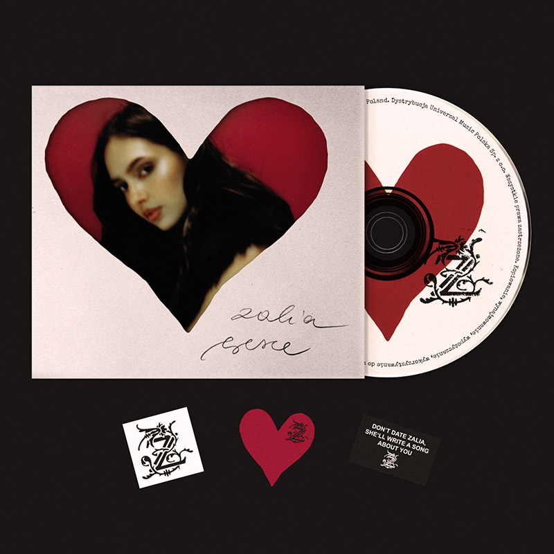 SERCE - LIMITOWANE CD Z AUTOGRAFEM I NAKLEJKAMI
